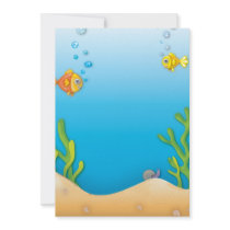 cute bubble fish underwater scene invites