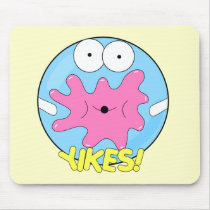 cute bubble gum! mousepads