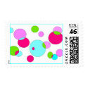 cute bubbles postage stamp