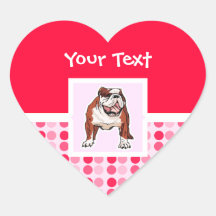Cute Bulldog Sticker