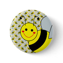 Cute Bumble Bee buttons