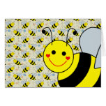 Cute Bumble Bee Greeting Card