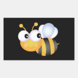 Cute Bumble Bee Rectangle Sticker
