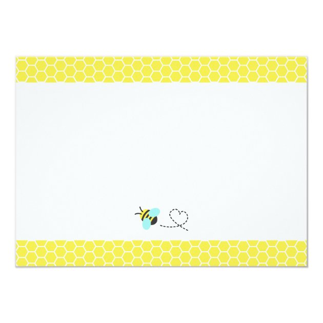 Cute Bumble Bee Theme, Boy Baby Shower Card