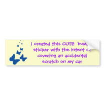 Cute bumper sticker bumper stickers