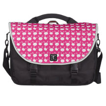 Cute Bunnies Laptop Messenger Bag