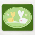 Cute Bunnies mousepads by EveStock Cute Bunnies mousepads