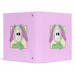 Cute Bunny Egg Toon Binder