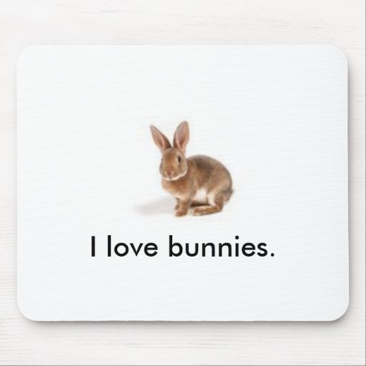 Cute Bunny Mouse Pad Zazzle