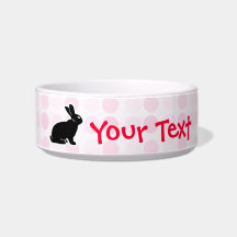 Cute Bunny Pet Food Bowl