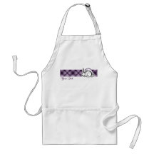 Cute Bunny; Purple Apron
