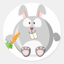 Cute bunny stickers