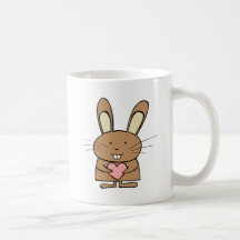 Cute Bunny with Heart Mug
