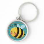 Cute Busy Bumble Bee Key Chain