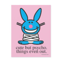 Cute but Psycho Postcard