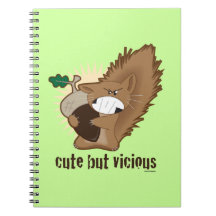 Cute But Vicious Spiral Notebooks