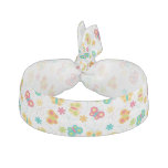 cute butterflies and flowers pattern hair tie