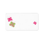 Cute Butterflies Blank Address Labels