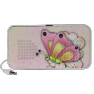 Cute Butterfly and Flower doodle