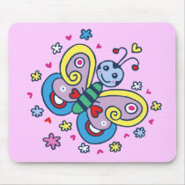Cute Butterfly mousepads