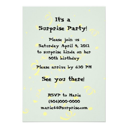 Cute Cajun Crawfish Surprise Party Invitations
