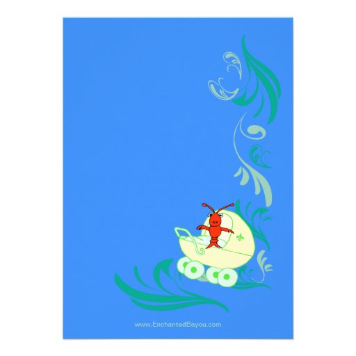 Cute Cajun Critters It's a Boy Baby Shower Invitation