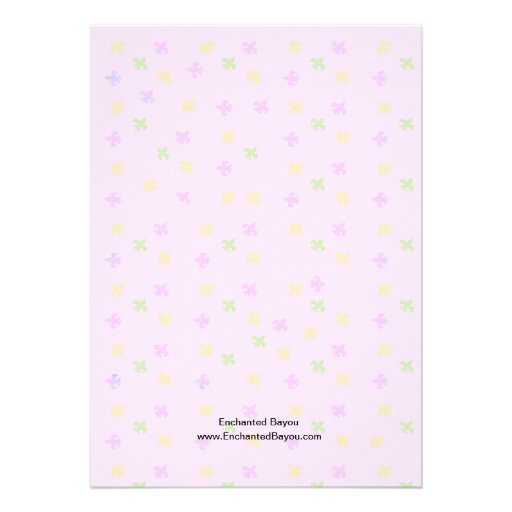 Cute Cajun Critters It's a Girl Baby Shower Personalized Invitation