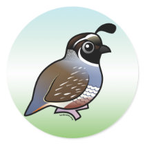 Cute California Quail stickers