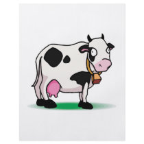 Cute Calm Cow Custom Flyer