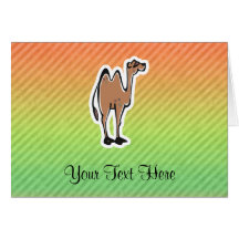 Cute Camel Design Greeting Cards
