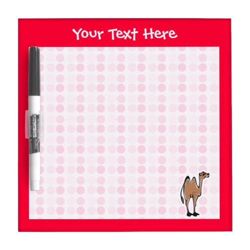 Cute Camel Dry Erase Board Zazzle