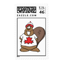 Cute Canadian Beaver Postage