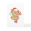 Cute Candy Cane Teddy Bear cards by doonidesigns Cute Candy Cane Teddy Bear cards