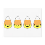 Cute Candy Corn for Halloween! Postcard