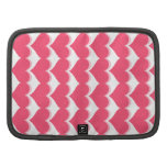 Cute candy girly pink love hearts pattern organizers
