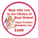 Cute Canning Labels for Holiday Gift Giving stickers