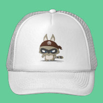 Cute cap raccoon pirate cartoon character hat hats