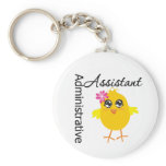 Cute Career Chick Administrative Assistant Key Chains