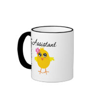 Cute Career Chick Administrative Assistant mugs