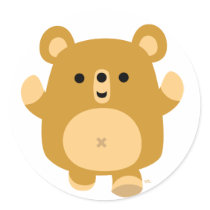Cute Cartoon Affectionate Bear sticker by Lioness_Graphics Cute Cartoon Affectionate Bear sticker