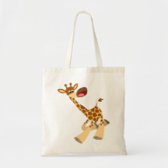 Cute Cartoon Ambling Giraffe Bag