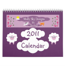 Cute Cartoon Animals & Children Illustrations Calendars