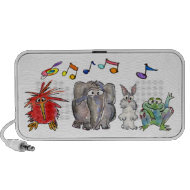 Cute Cartoon Animals Doodle Speaker doodle