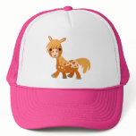 Cute Cartoon Appaloosa Pony trucker hat