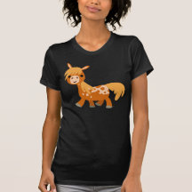 Cute Cartoon Appaloosa Pony Women T-shirt