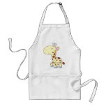Cute Cartoon Baby Giraffe Shirts Aprons