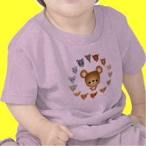 T-shirt bonito do bebê dos bebês do urso dos desen by Lioness_Graphics T-shirt bonito do bebê dos bebês do urso dos desen