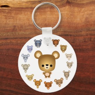 Cute Cartoon Bear Babies Keychain keychain