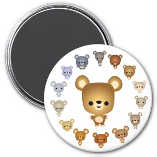 Cute Cartoon Bear Babies Magnet magnet