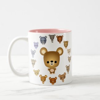 Cute Cartoon Bear Babies Mug mug